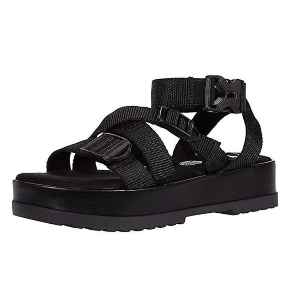 Rocketdog strappy platform sandals in black size 7